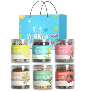 新全新防暑降温花草茶礼盒580g/盒