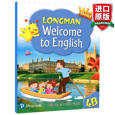 惠典正版英文原版香港朗文少儿英语四年级下册课本LongmanwelcomeEnglishGold4B