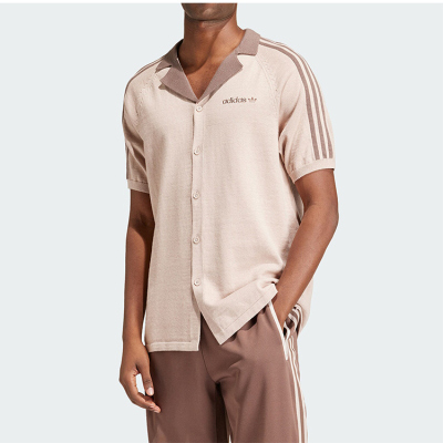 adidas/阿迪达斯男子新款 运动休闲衬衫针织短袖上衣IS1414 C