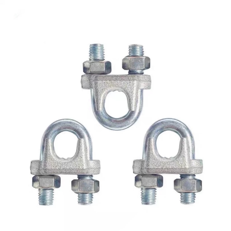 依诺九吉 镀锌钢丝绳卡扣U型夹锁卡头猫爪扣 多型号 个