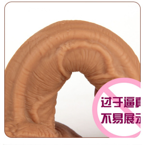 FAYA 老炮3.7CM假阳具柔软硅胶女用仿真阳具假茎夫妻情趣用品拉拉成人情趣性用品   肉棕色直径约3.7厘米