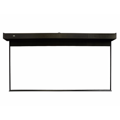 经科JK电动遥控工程幕布PB-W大型玻纤白幕350英寸16:10投影机幕布