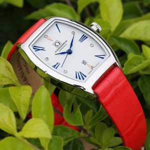 嘉年华CARNIVAL瑞士品牌手表石英表 女士防水韩版学生休闲时尚潮流手表 真皮带表镶水钻腕表 女神手表8323L