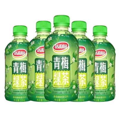 达利园青梅绿茶茶饮料330ml装迷你小瓶冰饮品