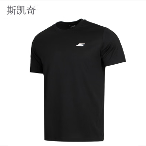 斯凯奇 男女同款黑色短袖 P224U051-03K8S 件