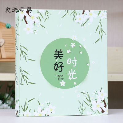 儿童节礼物新品直营-宝宝成长纪念册相册本5寸过塑6寸7寸插页式儿童家庭影集大容量盒美好时光6寸200张