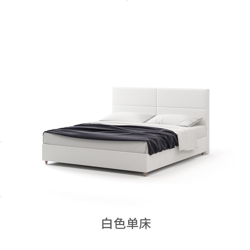 皮床主卧现代简约小户型1.5米双人床1.8米婚床储物床省空间