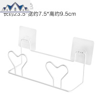 浴室拖鞋架墙壁壁挂式免打孔壁挂家用卫生间后拖鞋鞋架挂式免钉 三维工匠收纳层架