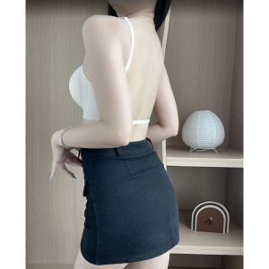 夏季小胸聚拢美背内衣女露背文胸大u背白色透气款软支撑无痕胸罩