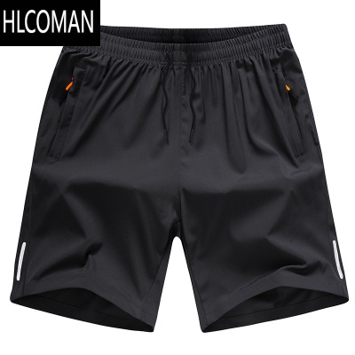 HLCOMAN夏天大码速干短裤宽松加肥加大码五分裤夏季薄款胖裤子男款运动裤