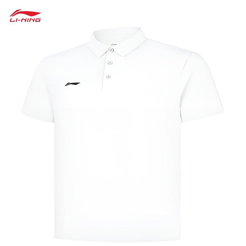 李宁短袖 男子2026新款休闲舒适简单百搭运动上衣 白 L