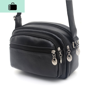 中年女包妈妈包休闲软皮多层防水包手机零钱包中老年人单肩斜挎包NEW LAKE女斜挎包