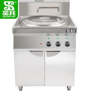 圣托(Shentop)单头45型电热煮面炉 酒店饭店厨房煮面锅商用 多功能保温电汤面炉 DCF01