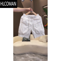 HLCOMAN2025年夏季薄款速干五分裤男士时尚潮流百搭休闲工装短裤男潮