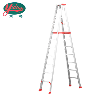益电 铝合金人字梯 特厚款3.5米 把
