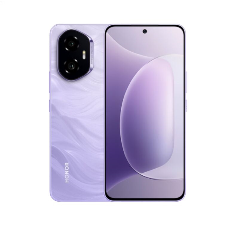 荣耀300 12GB+512GB庐烟紫 5G智能手机 轻薄小直屏单反级双防抖主摄100W快充 5000万像素 青海湖电池