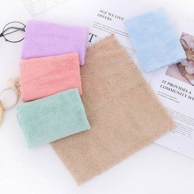 5条擦手巾吸水小毛巾四方形洗脸巾柔软舒适