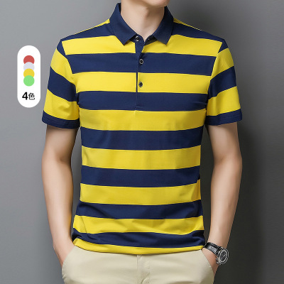 POLO衫男装短袖上衣T恤夏季新款男士翻领商务日常百搭半袖男体恤