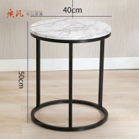 质凡北欧大理石茶几客厅边几阳台小茶几
