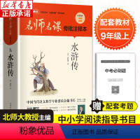 水浒传 [正版]水浒传 2023阅美湖湘阅读打卡笔墨书香经典阅读八年级上册 施耐庵 初中生语文阅读9年级名师名课旁批注