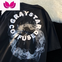 七斓ARTSIR美式字母印花短袖t恤男生夏新款ins国情侣半袖体恤