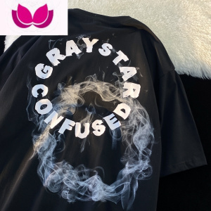 七斓ARTSIR美式字母印花短袖t恤男生夏新款ins国情侣半袖体恤