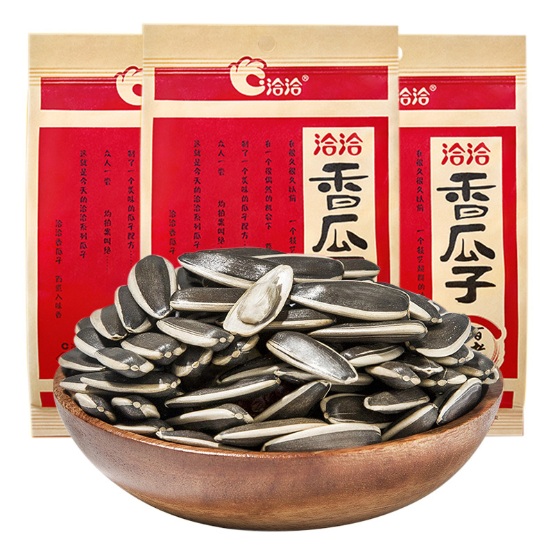 [99元任选12件]洽洽香瓜子26g*5包袋装瓜子焦糖香瓜子散装发批炒货