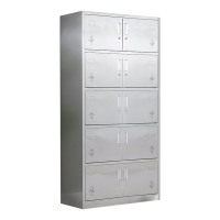 铭威盾不锈钢更衣柜储物柜更衣室储物柜员工衣柜201十门储物柜