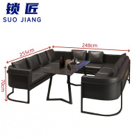 锁匠 沙发组合U型+茶几套