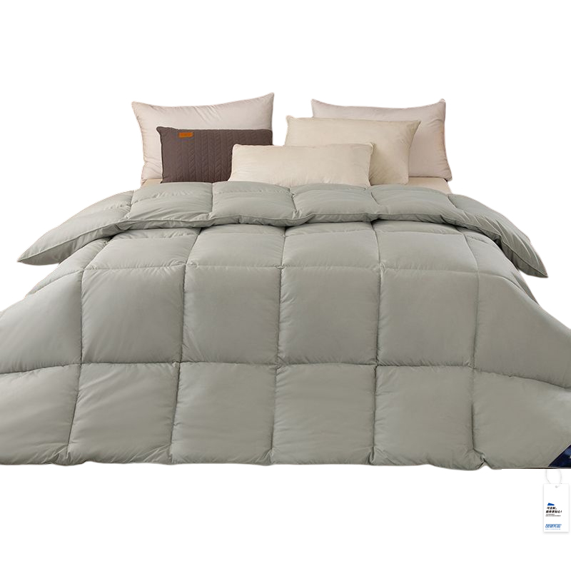 安居先森经典风尚羽绒纤维被冬被单人150*200cm 1900g D2086(条)