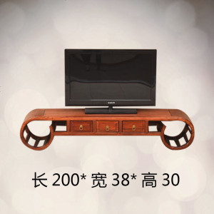 明清仿古实木电视柜老南榆木雕花储物柜新中式客厅卧室落地柜热卖