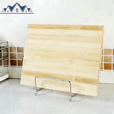 单格砧板架 304不锈钢菜板架 加厚砧板架 厨房置物收纳架 三维工匠