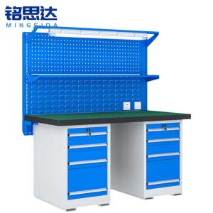 铭思达重型钳工操作台1.8米双四抽张