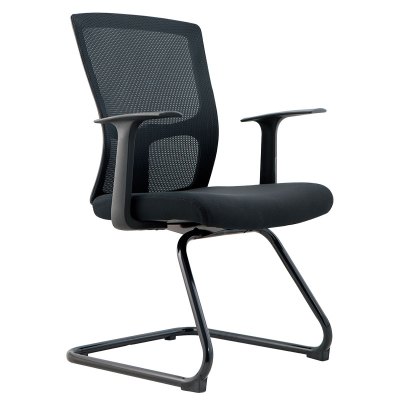 臻远 ZY-7428办公椅网椅中背职员椅会议椅弓形椅