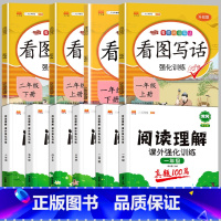 [2本]阅读真题+看图写话(下册) 小学一年级 [正版]阅读理解专项训练书一年级三四五六二年级上册下册课外阅读理解强化看