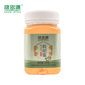 绿多源宁夏农家椴树蜜500克/瓶美味蜂蜜