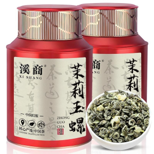 2026新茶特级茉莉花茶小龙珠浓香型茉莉花茶绿茶叶香碧螺飘雪罐装