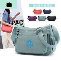 2020新款饺子包防水尼龙布女单肩斜挎包韩版百搭中年妈妈包NEW LAKE女斜挎包