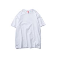 SUNTEK倔强工作室色t恤男短袖潮牌宽松白色打底衫简约棉男士体恤潮T恤