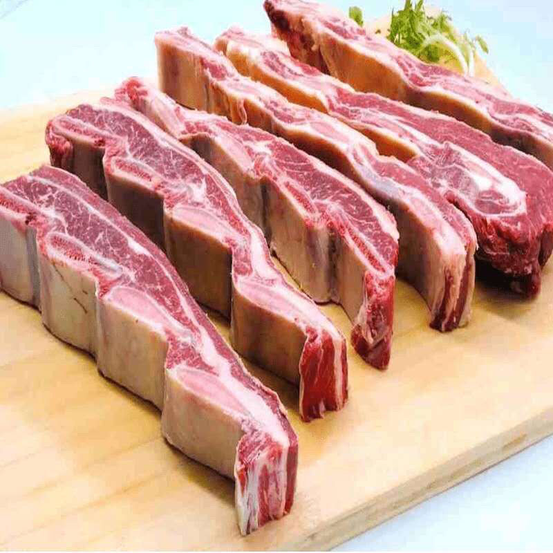 赛卡伊 新鲜牛排骨牛肋排带骨牛肉原切黄牛排骨批发排骨肉肋骨小排