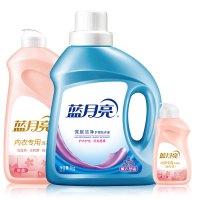 蓝月亮 薰衣草洁净洗衣液1kg+柔润樱花内衣专用洗衣液翻盖装500g+柔润樱花内衣专用洗衣液(旅行装)80g