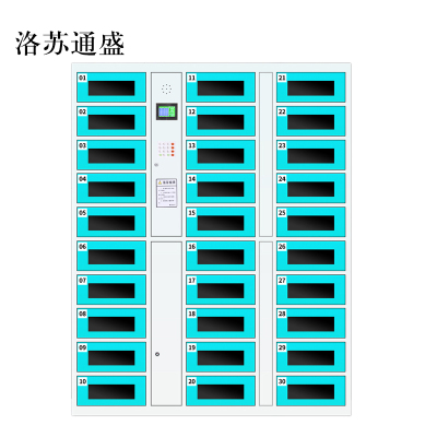 洛苏通盛平板电脑存放柜手机电脑寄存电子存包柜智能刷卡多门柜30门电脑存放柜(密码型)