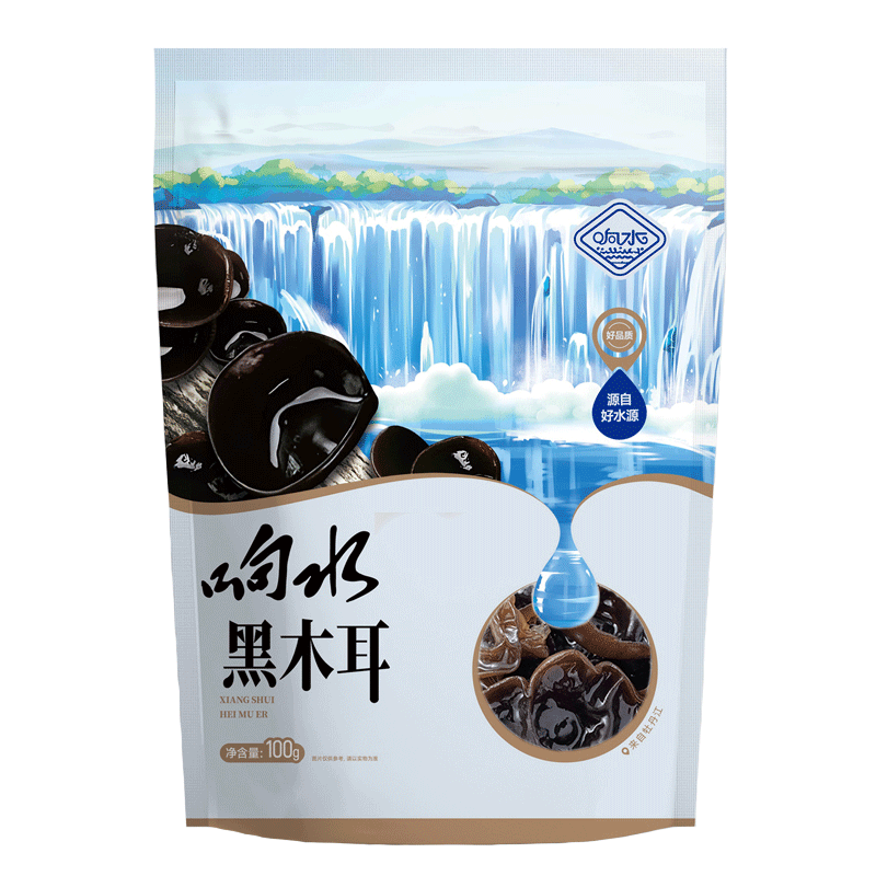东北牡丹江东宁响水黑木耳100g小碗耳凉拌爆炒干制食用菌制品