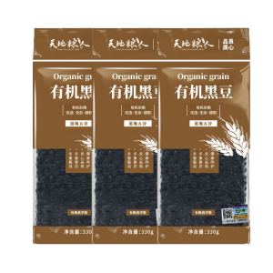 天地粮人 有机黑豆 330g*3(单位:组)