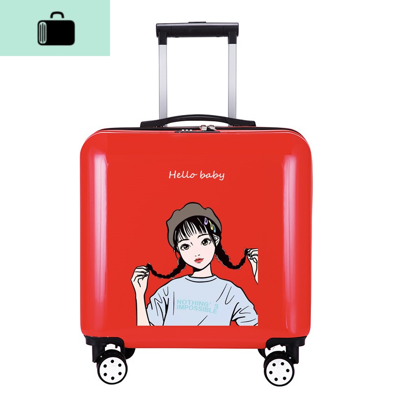小型行李箱拉杆女20轻便密码可爱旅行箱韩版小号登机箱子18寸订制NEW LAKE拉杆箱