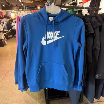 NIKE耐克连帽卫衣运动休闲针织女装套头衫DQ5776-476 Z