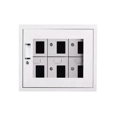 [理政]钢制手机柜 钢制手机充电柜 手机存放柜 透视窗手机保管柜