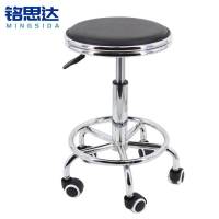 铭思达吧台椅滑轮款把