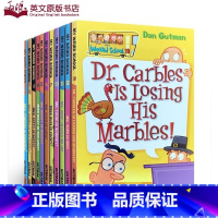 [正版]送音频英文原版美国小学读物 My Weird School 11册疯狂学校一季度 爆笑校园漫画故事 章节故事书