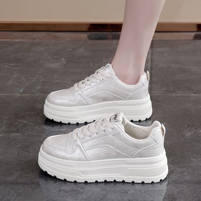 2026春季小白鞋新款韩版ins女学生厚底增高运动板鞋休闲鞋